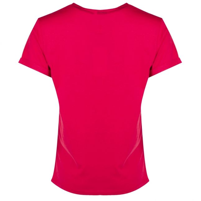 Casual Womens Bright Red Timek Logo S/s T Shirt