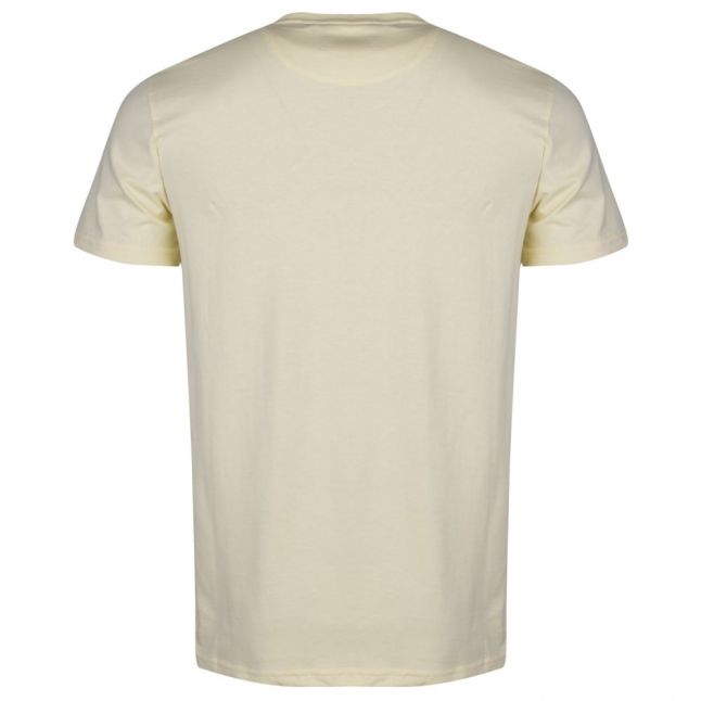 Mens Butter Cream Crew Neck S/s T Shirt