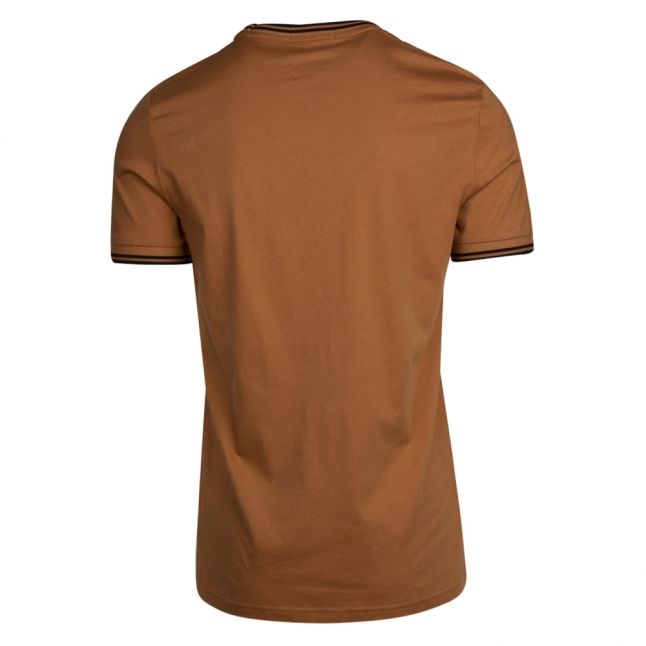 Mens Caramel Twin Tipped S/s T Shirt