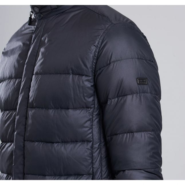 Mens Black Cusp Baffle Quilted Jacket