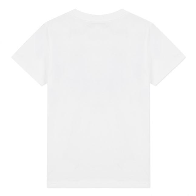 Boys Optic White James Elephant S/s T Shirt