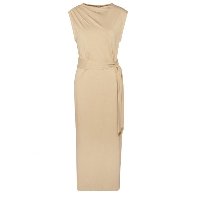 Womens Beige Courtney Midi Dress