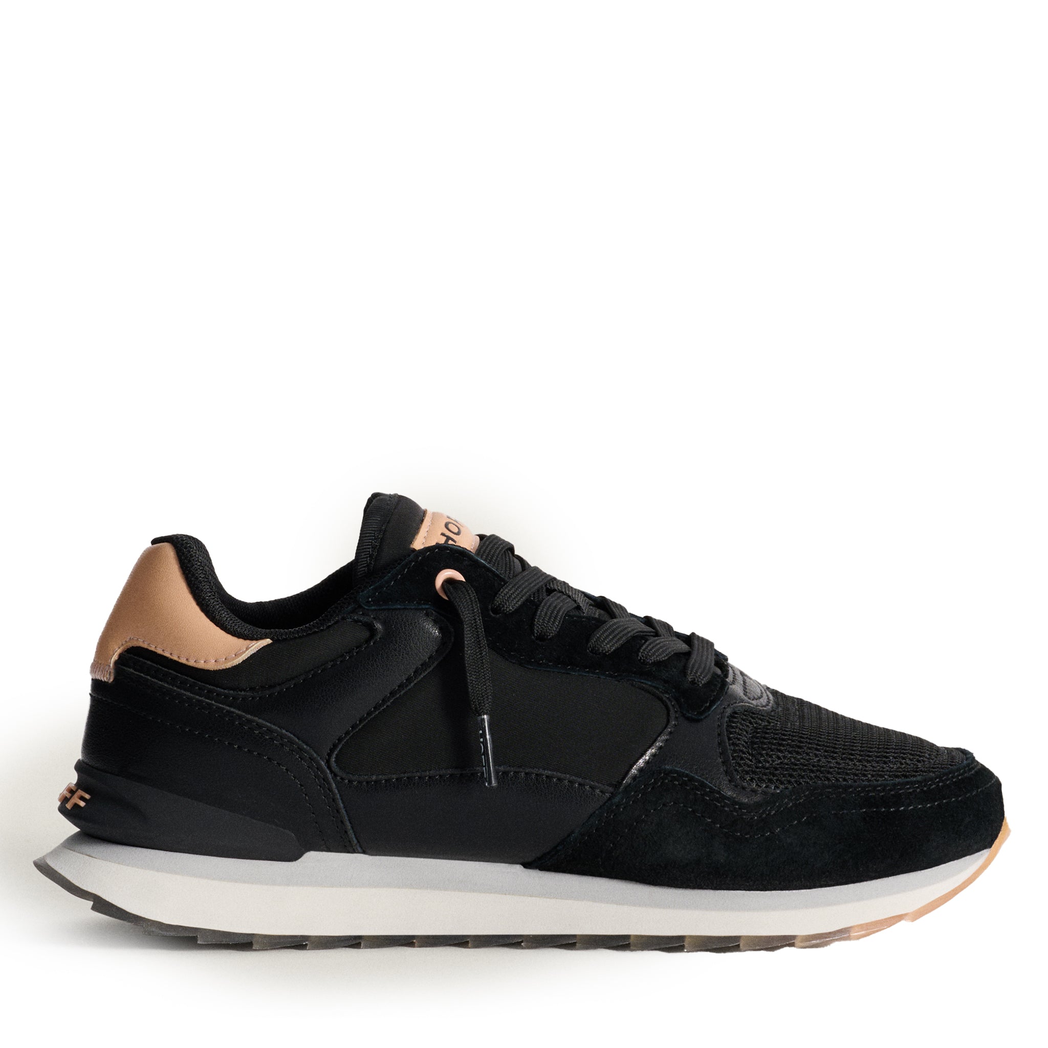 Womens	Black New York City Trainers