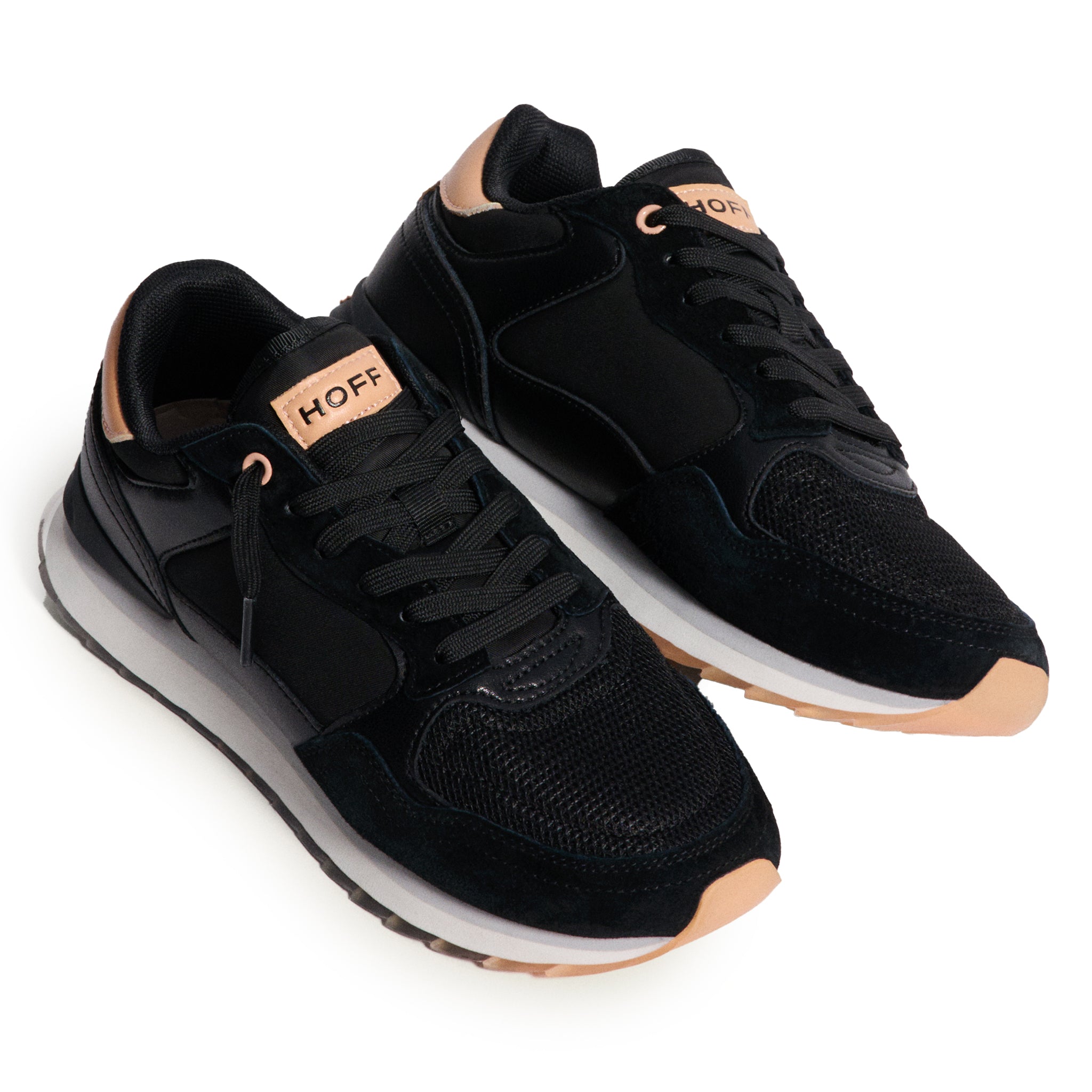 Womens	Black New York City Trainers