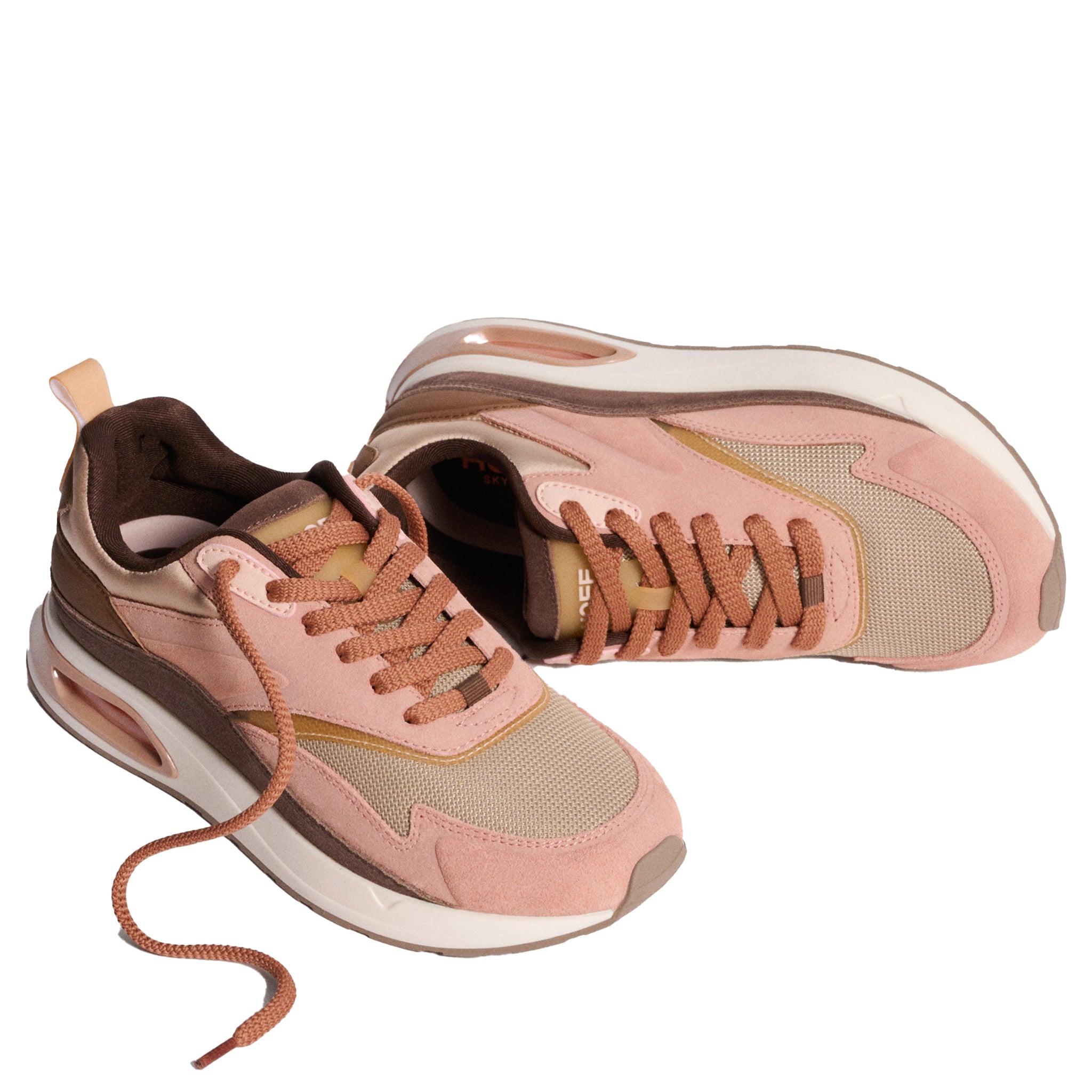 Womens	Brown Skytree Skyline Trainers