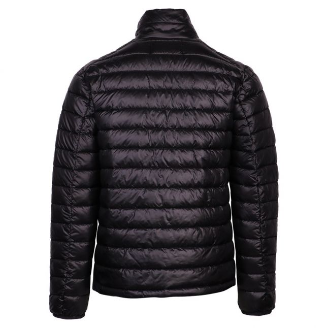 Mens Black Zip Detail Padded Jacket