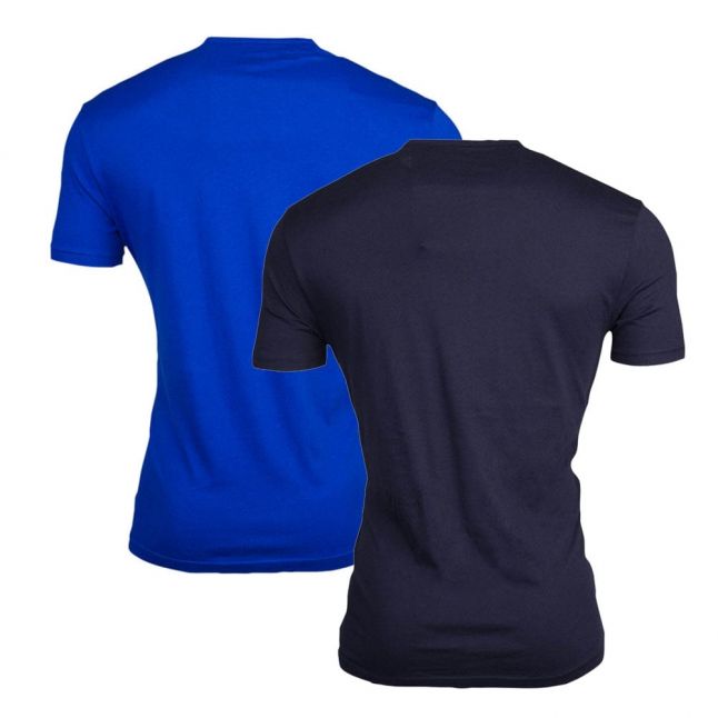 Mens Marine & Blue Small Logo 2 Pack S/s T Shirt