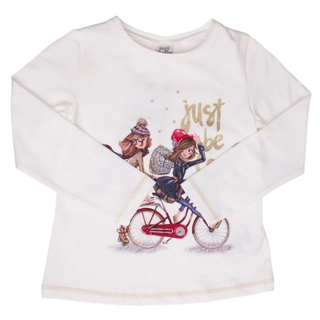 Girls Natural & Eclipse Bicycle Girls L/s T Shirt