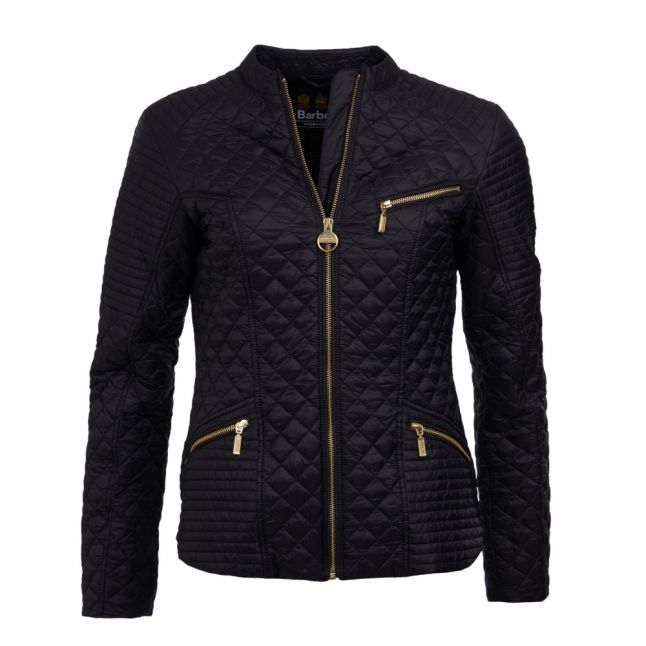 Womens Black Ronda Quilted Jacket