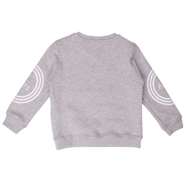 Boys Marled Grey Logo 10 Bis Sweat Top