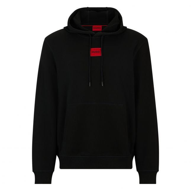 Mens Black Daratschi 214 Patch Hoodie