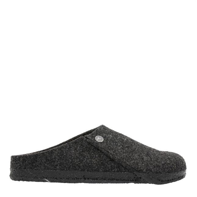 Mens Birkenstock Anthracite Felt Zermatt Shearling Slippers