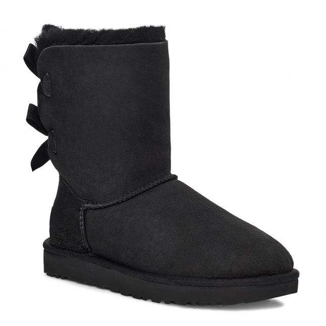 Womens Black Bailey Bow II Boots