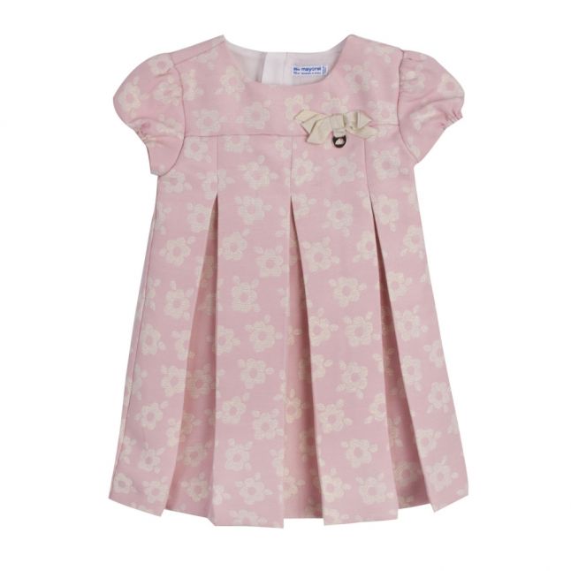 Infant Rose Jacquard Flower Dress