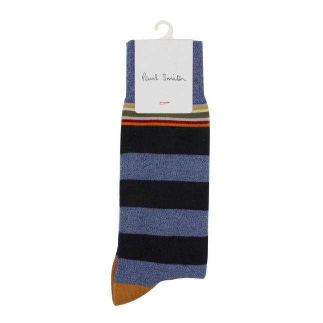 Mens Navy Tone Twist Socks