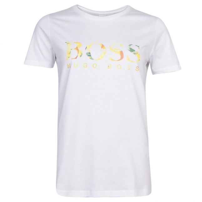 Casual Womens White Tiboss Logo S/s T Shirt