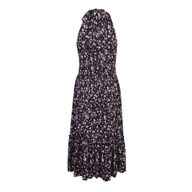 Womens Orchid Haze Garden Patch Tiered Midi Dress