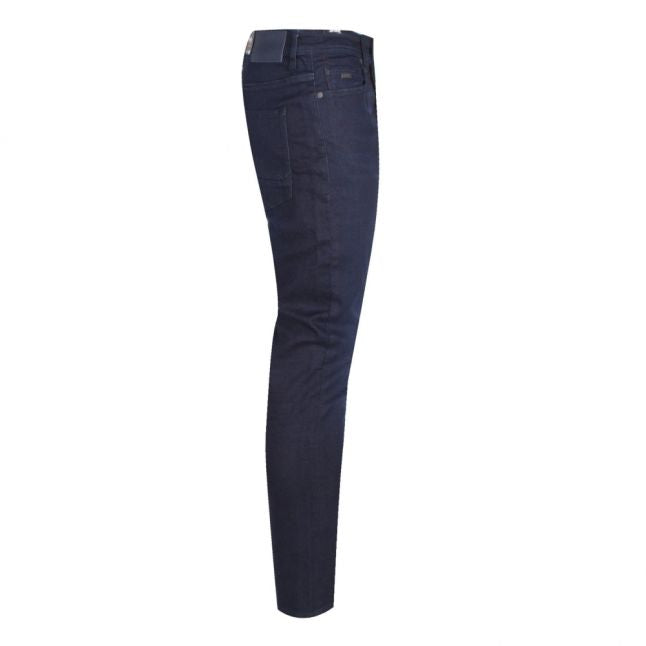 Casual Mens Navy Wash Taber Tapered Jeans