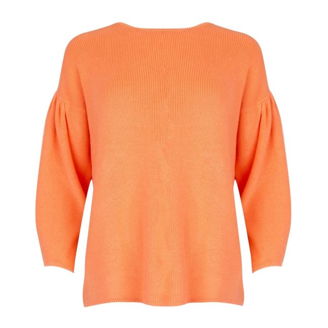 Casual Womens Bright Orange Westona Knitted Jumper