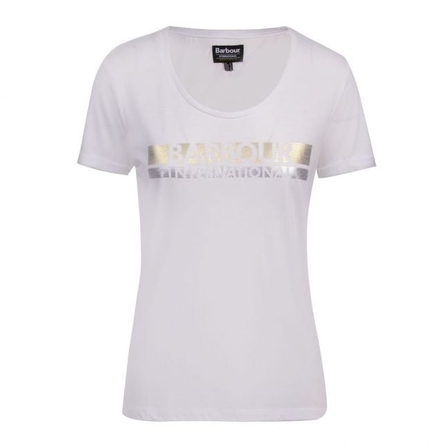 Womens White Baseline S/s T Shirt