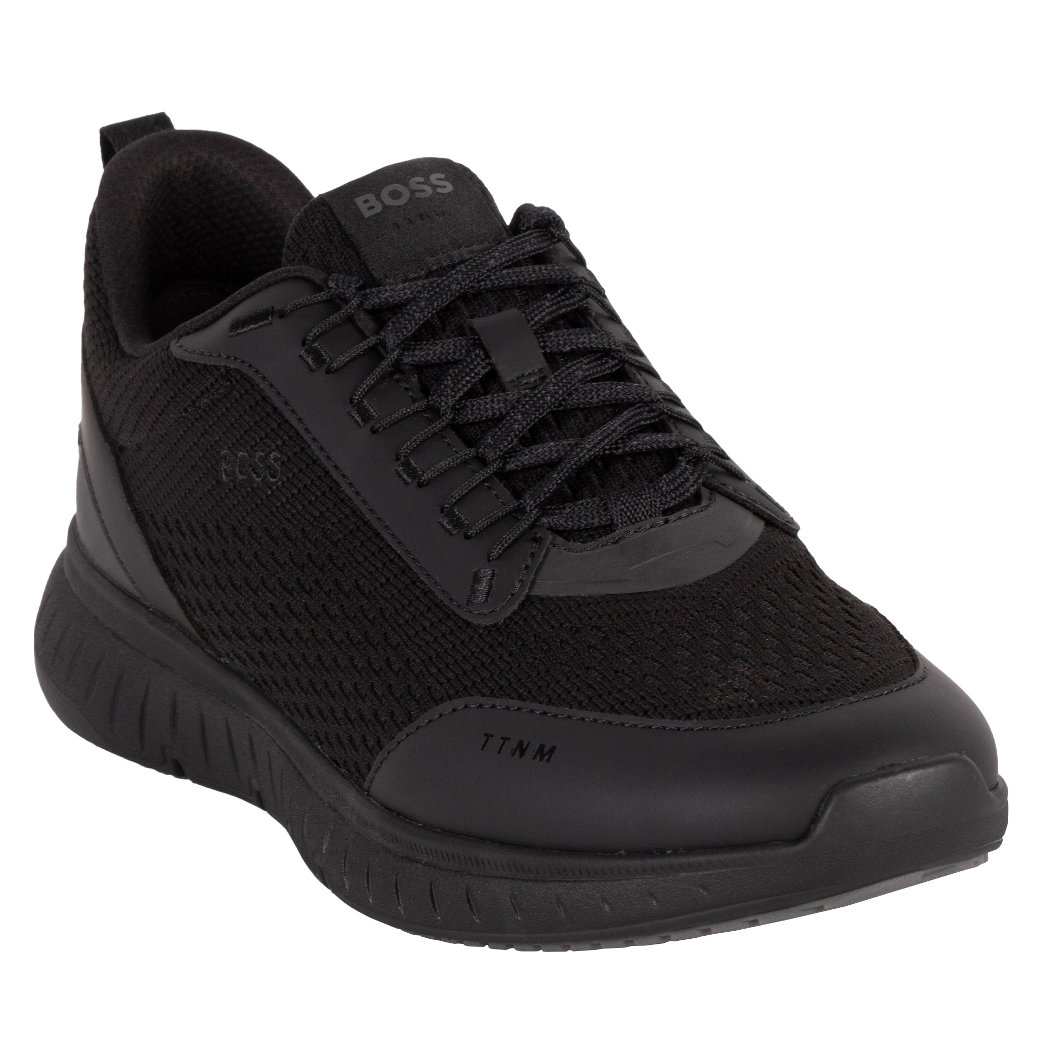 Mens BOSS Black TTNM LIGHT_Runn_knel Trainers