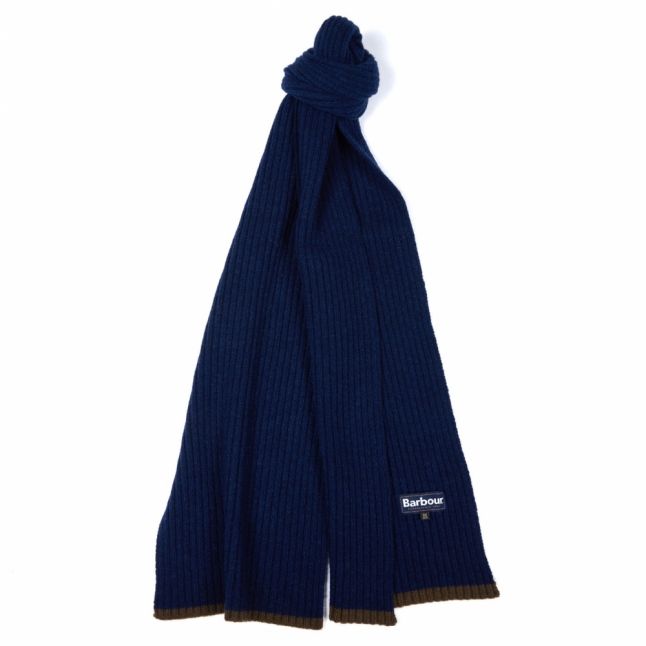 Mens Navy Cromer Beanie & Scarf Gift Set