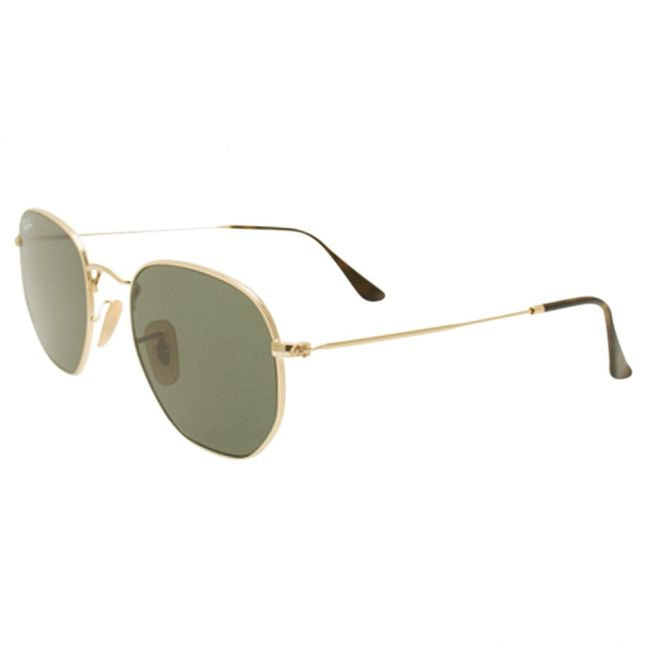 Womens Gold & Silver Flash RB3548N Hexagonal Sunglasses