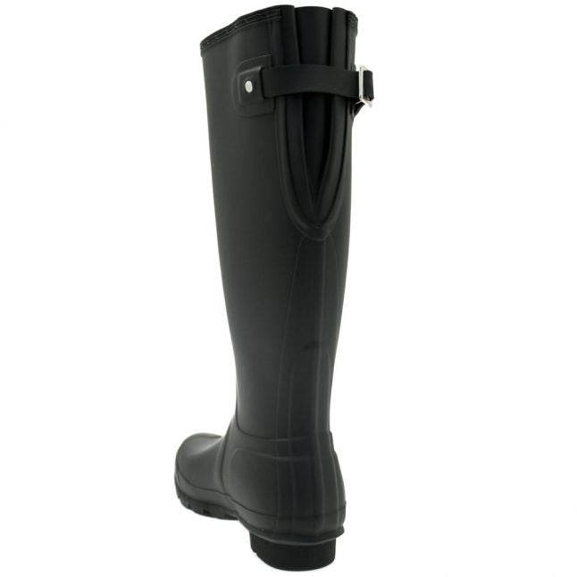 Womens Black Original Back Adjustable Tall Wellington Boots