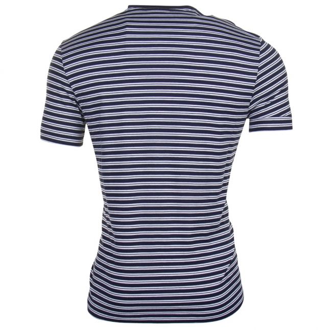 Mens Marine Striped Regular Fit S/s Tee Shirt