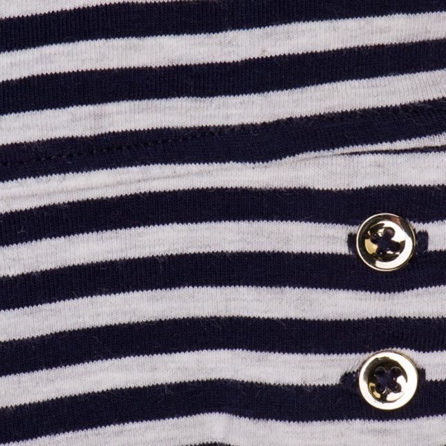 Baby Navy Striped Leggings