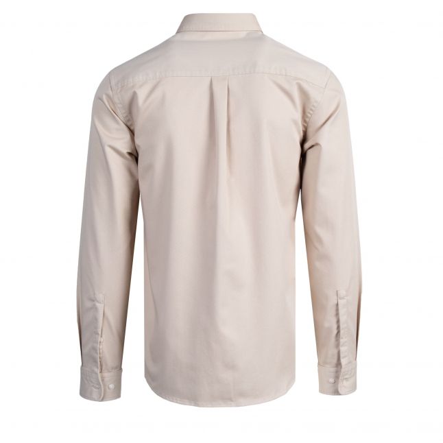 Mens Beige Egrin L/s Shirt