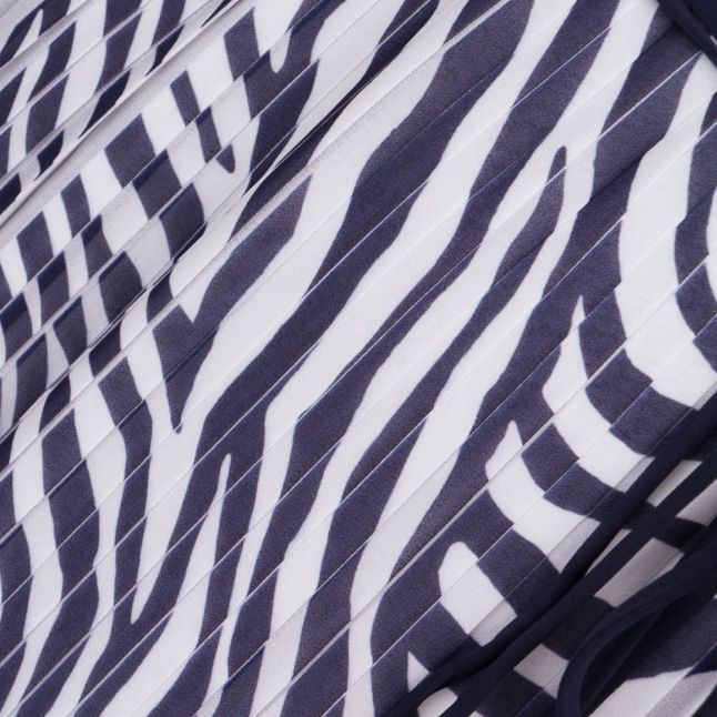 Womens True Navy Plains Zebra Maxi Dress