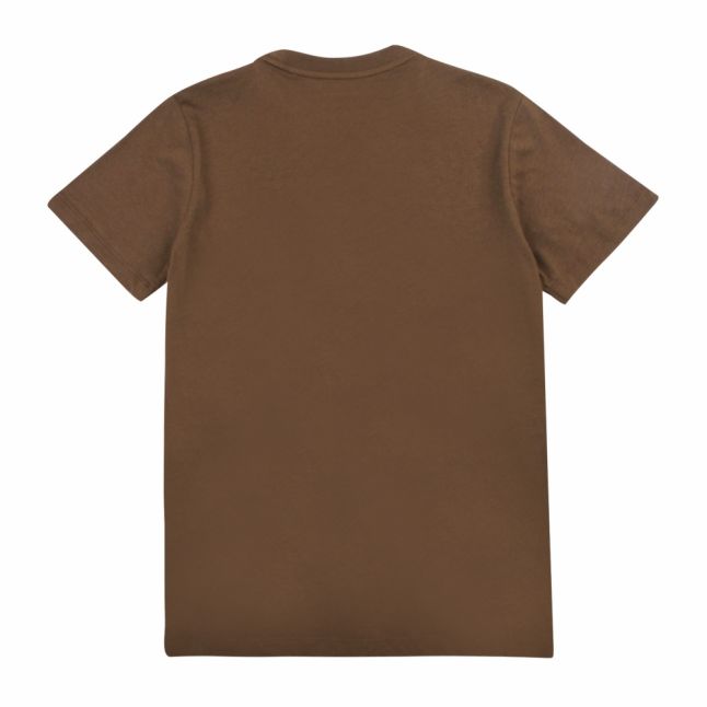 Boys Khaki Circle Eagle S/s T Shirt