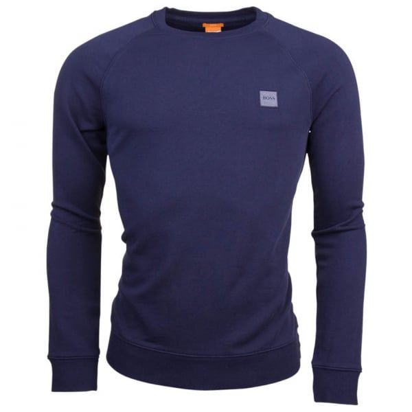 Mens Dark Blue Wheel UK Sweat Top