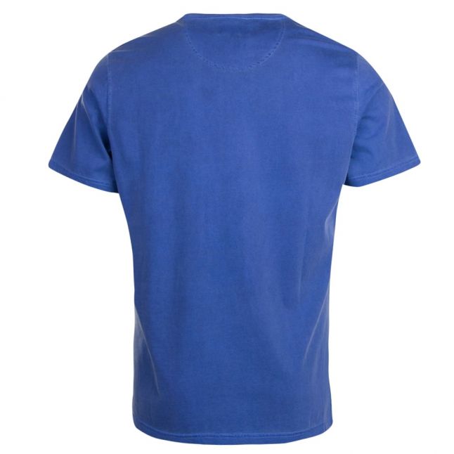 Lifestyle Mens Marine Blue Garment Dyed S/s T Shirt