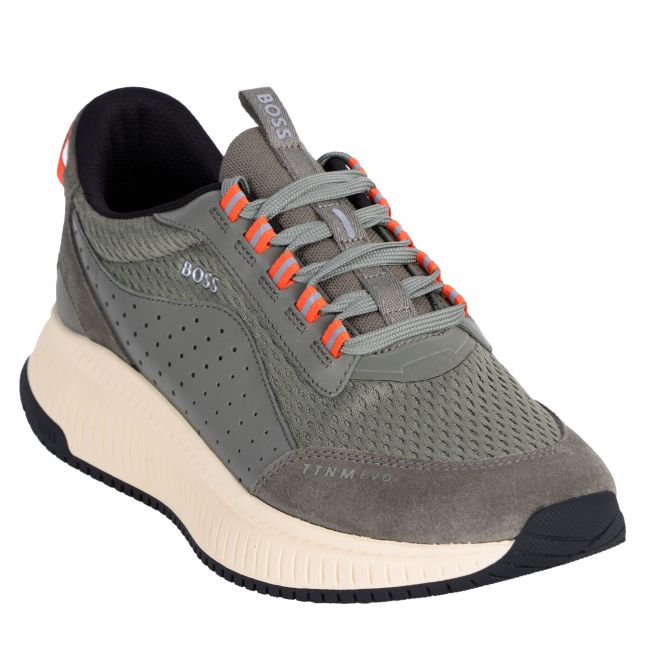 Mens Khaki TTNM EVO Runn Trainers