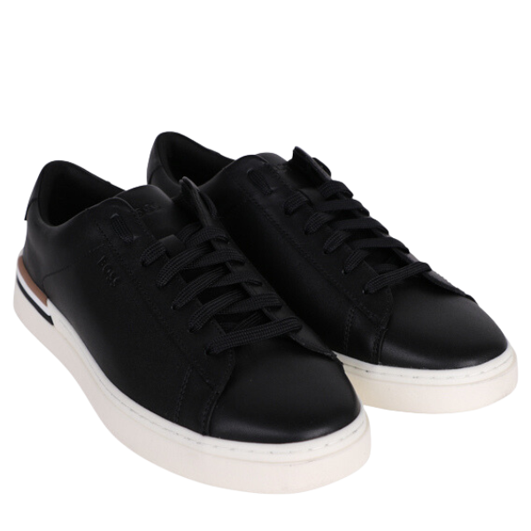 Mens Black Clint Tenn Trainers