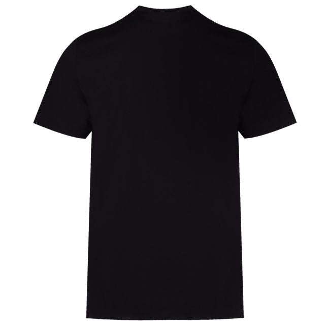 Mens Black Foil Logo Box Slim Fit S/s T Shirt