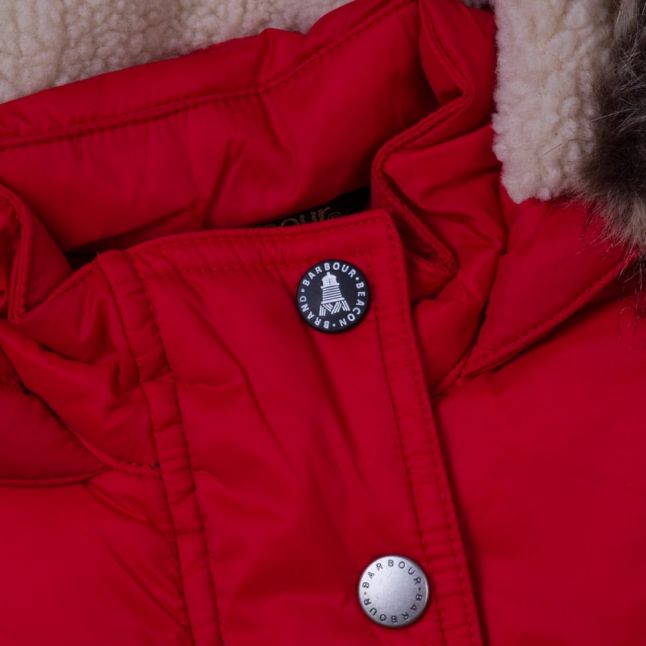 Girls Lighthouse Red Icefield Quilted Jacket