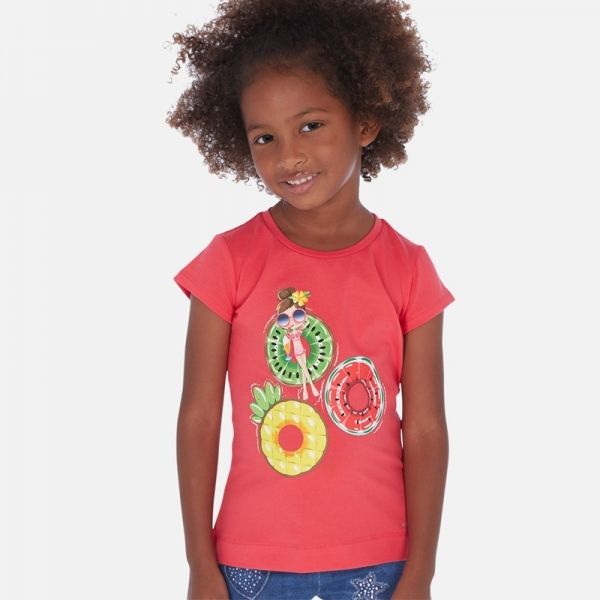 Girls Watermelon Fruity Holiday S/s T Shirt