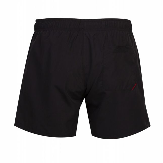 Mens Black Abas Logo Swim Shorts