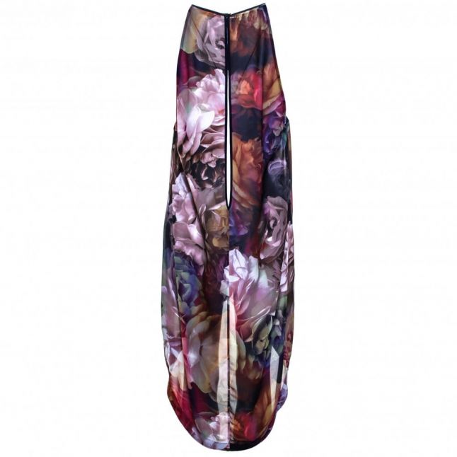 Womens Black Bbeta Shadow Floral Midi Cover Up