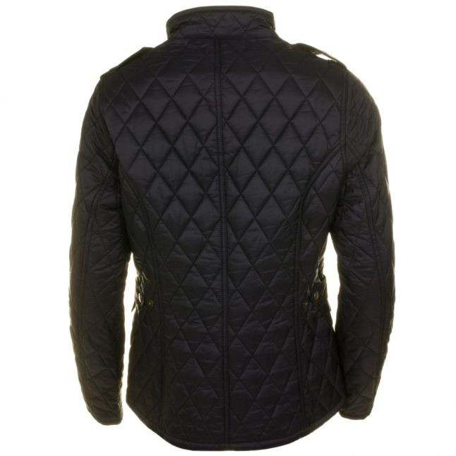 Womens Black Caster Quilted Jacket