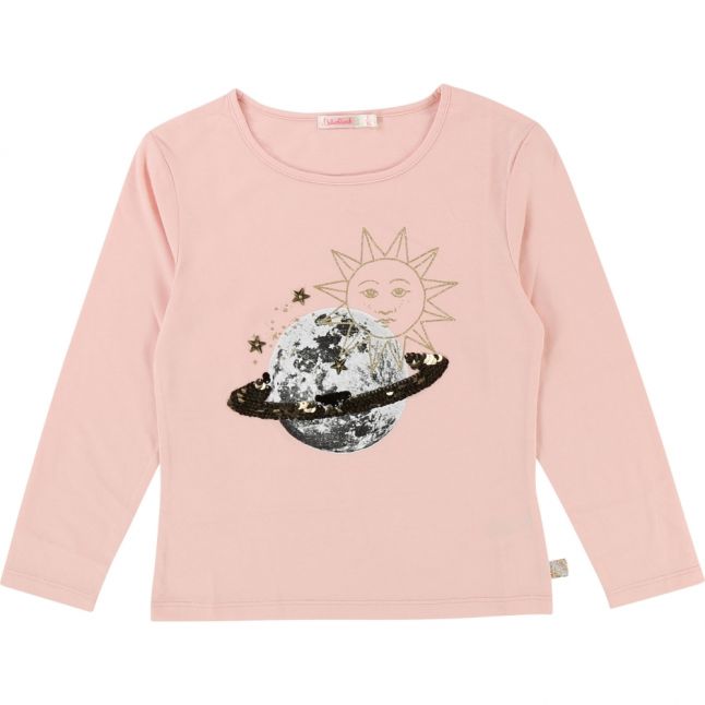 Girls Vintage Rose Sun & Planets L/s T Shirt