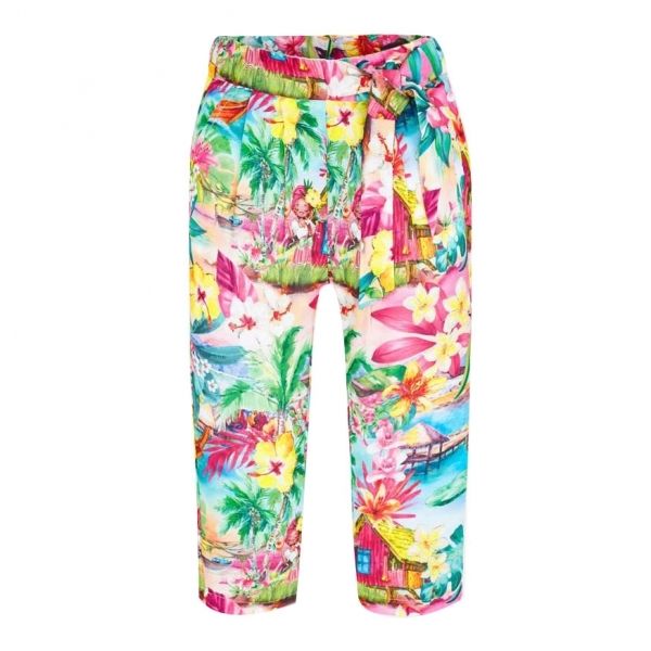 Girls Watermelon Tropical Print Trousers