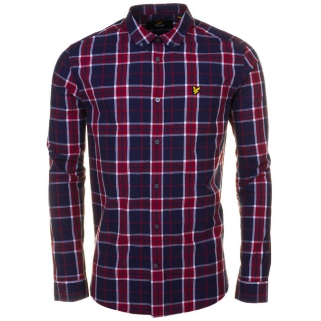 Mens Ruby Check L/s Shirt