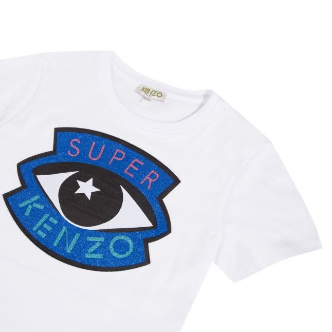 Junior Optic White Gisa Icon Eye S/s T Shirt