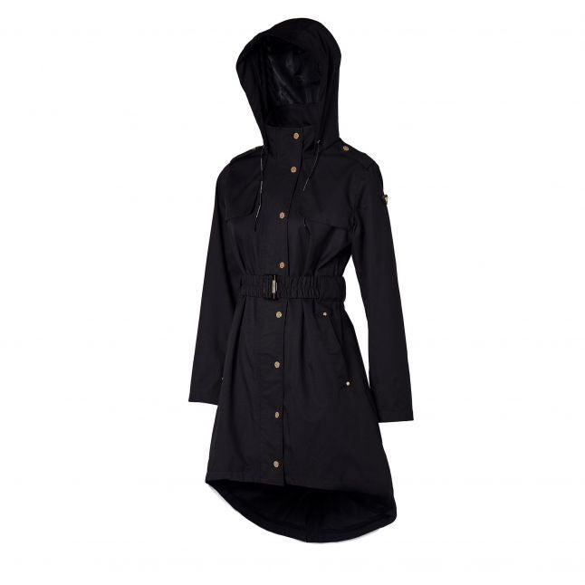 Womens Black Rosedale Waterproof Parka