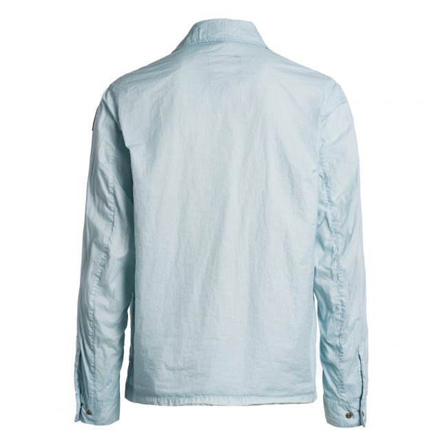 Mens Pastel Blue Jannik Nylon Overshirt