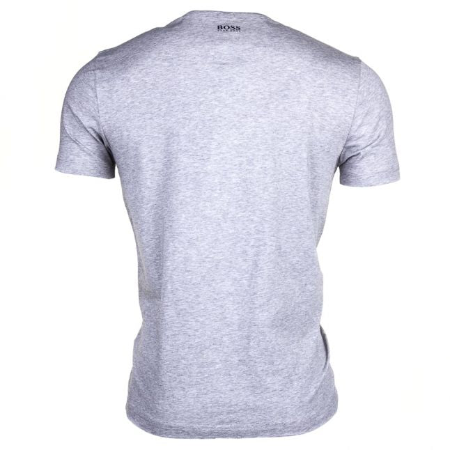 Mens Light Grey Tee 6 Logo S/s Tee Shirt